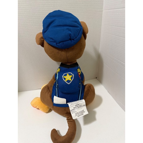 Paw Patrol Chase Plush Police Dog Stuffed Animal 12 Inch 2015 Spin Master Nick - Picture 6 of 14